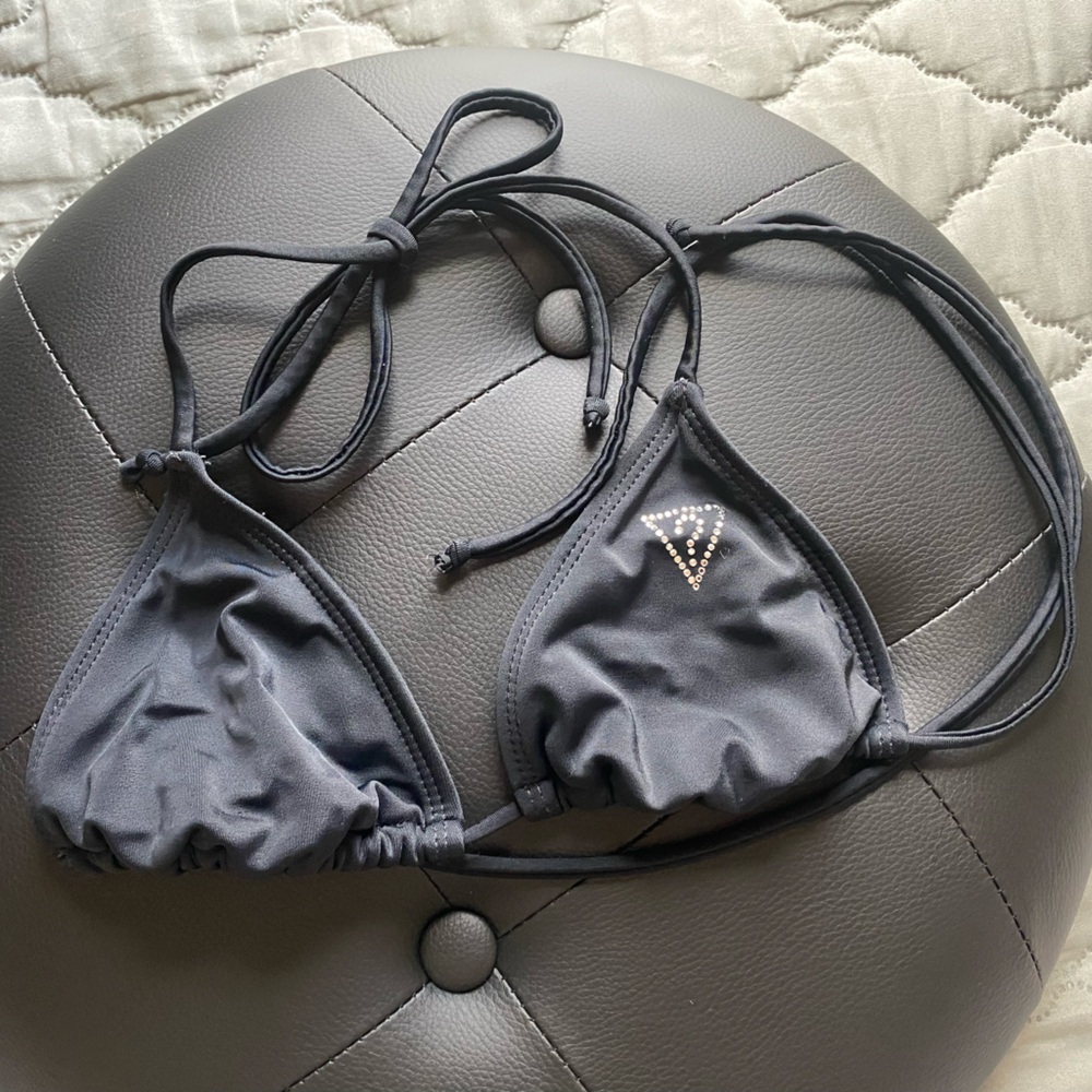 Guess Gemstone Logo Bikini Top